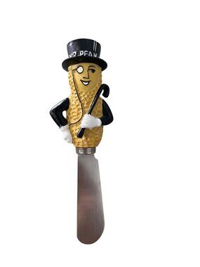 Vintage Planters Mr Peanut Butter Spreader Knife Stainless Steel Novelty Handle